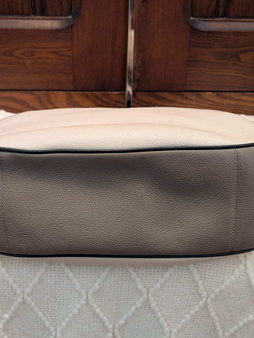 COACH HARLEY HOBO IN GEOMETRIC COLORBLOCK PEBBLE LEATHER - Picture 8 of 14